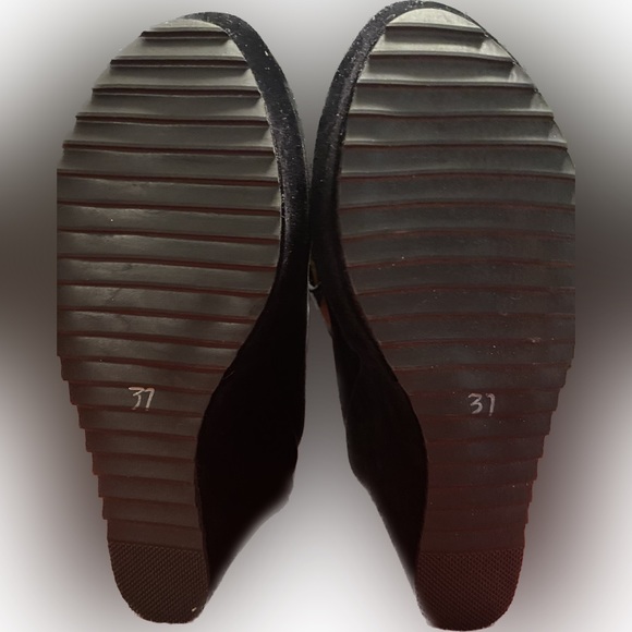 Starella women’s s6 black platform ankle boots - Picture 3 of 6